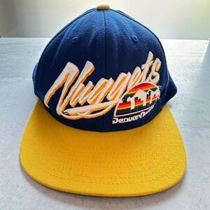 Vintage Mitchell & Ness Denver Nuggets NBA Hardwood Classics Hat
